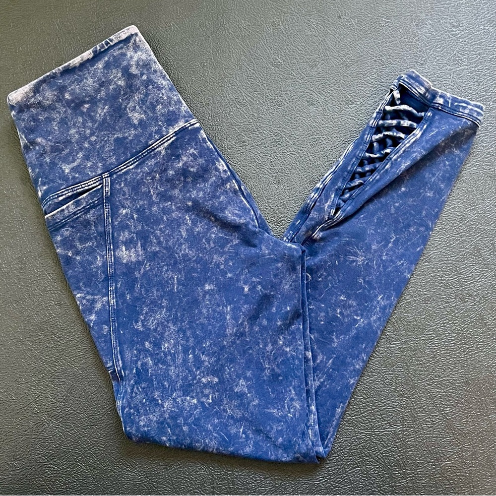 Victoria's Secret PINK Navy Yoga Pants Side pocket